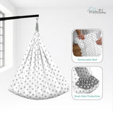 Momtike Pack of 5 Baby Bed Cradle | Full Set LT Grey Star