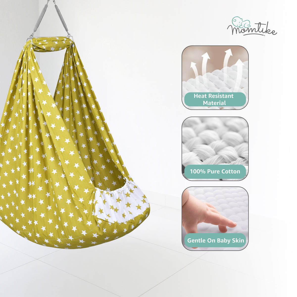 Momtike Pack of 6 Baby Bed Cradle | Full Set