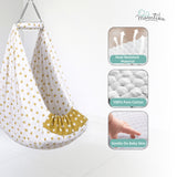 Momtike Pack of 5 Baby Bed Cradle | Full Set LT Green Star