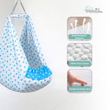 Momtike Pack of 5 Baby Bed Cradle | Full Set LT Blue Star