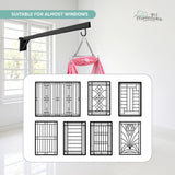 Window Cradle Hanger | 1 Meter | Black