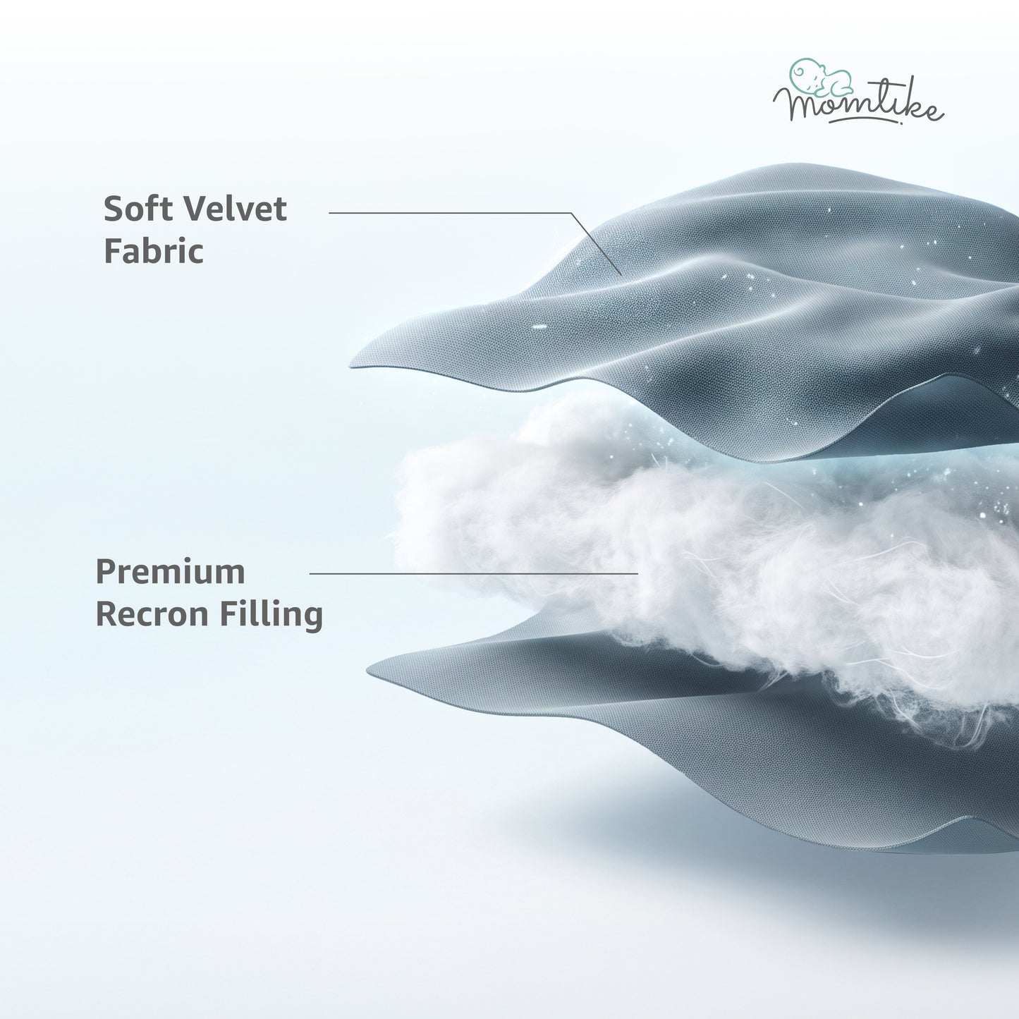 Pregnancy Pillows for Sleeping | J-Shape | Grey