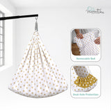 Momtike Pack of 5 Baby Bed Cradle | Full Set LT Green Star